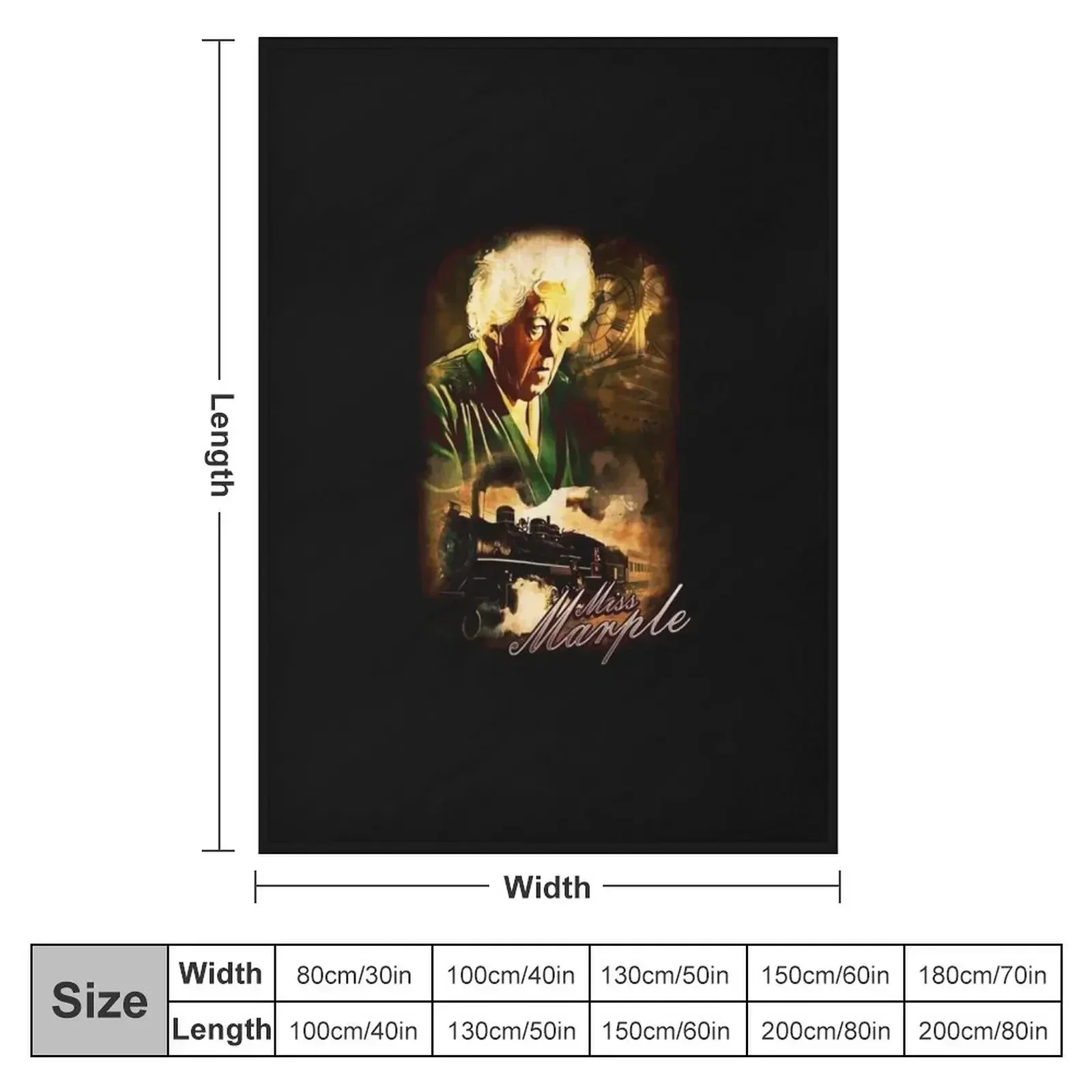Miss Marple is a classic Agatha Christie character. Throw Blanket Plaid decorative Quilt Softest Summer Beddings Beach Blankets