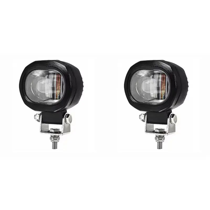 ABXN-2X 10W Work Light LED Forklift Warning Light 12V-80V Aluminum Work Light Safe Light Waterproof Red Color One Line Light