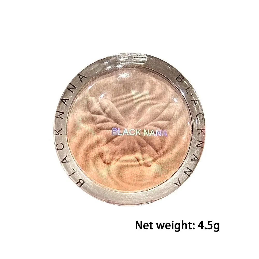 Dreamy Butterfly Gradient Blush Face Brightening Three-Dimensional Powder Blusher Long-lasting Matte Shimmer