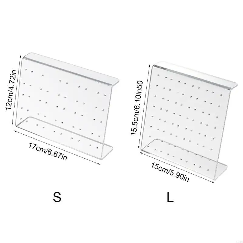 50/80 Löcher Ohrringe Display Ständer Schmuck Display Halter Ohrring Vitrine Rack