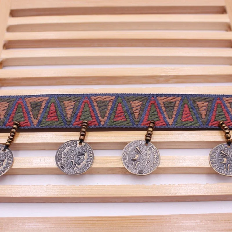 1 Yard Retro-Kupferquasten für Schmuck, DIY-Spitzenband, Handarbeiten, Stoff, Seidenquasten, Fransenbesatz, Nähzubehör für Kleidung, DIY – Detail 2