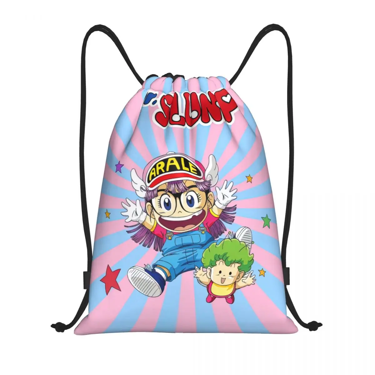 

Dr Slump Arale аниме сумки на шнурке спортивный рюкзак спортивный рюкзак шнурковые сумки для пеших прогулок