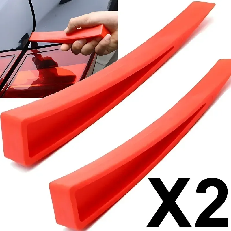 Universal Crowbar Enlarger Car Door Wheel Recess Auto Body Window Wedge Remove Tool Car Dent Plastic Red Repair Hand Tools