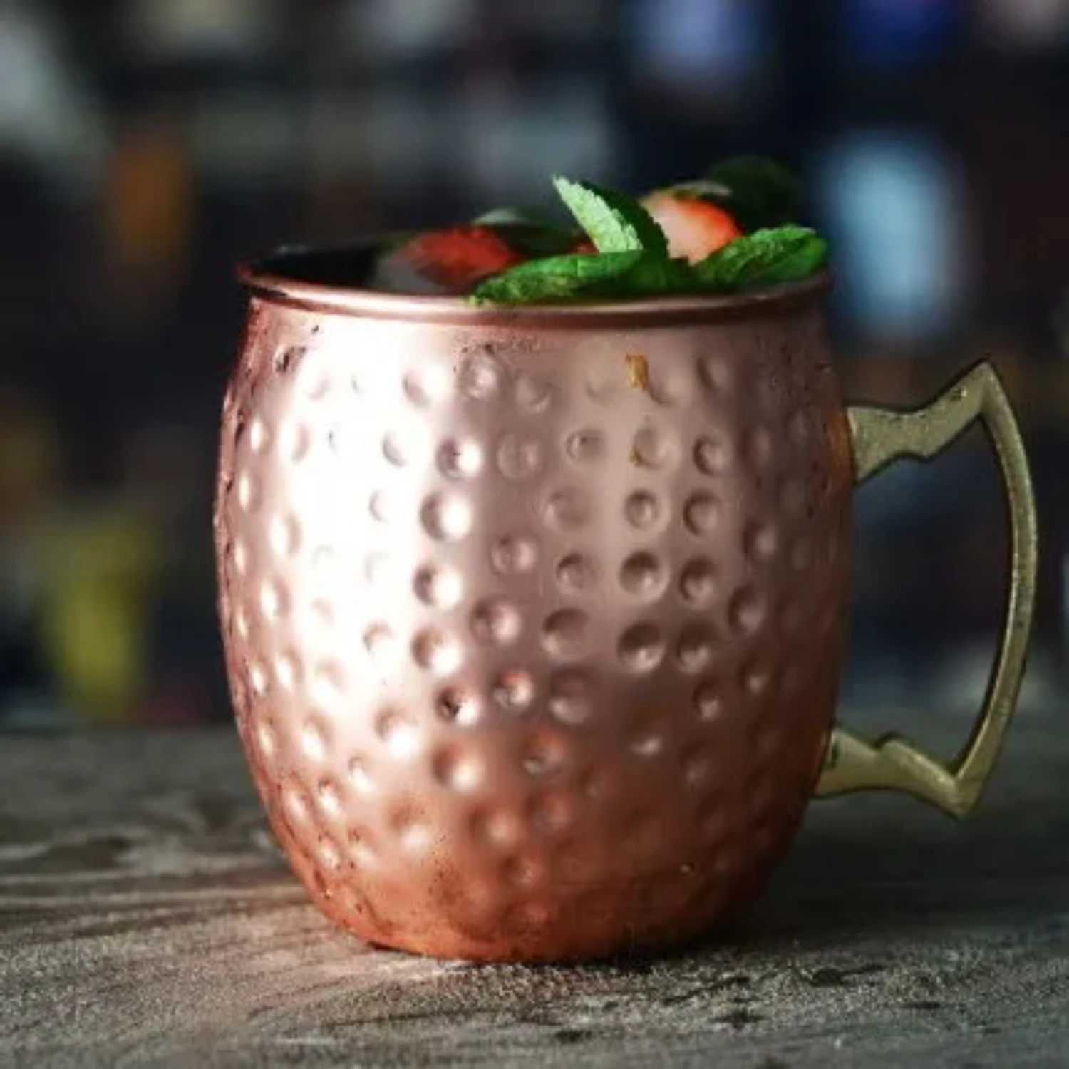 

1Pc 550ml Moscow Mule Copper Mugs Metal Mug Cup Stainless Steel Beer Wine Cocktail