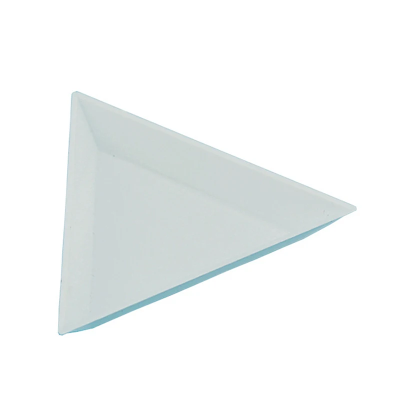 5 Cái/lốc Tam Giác Tấm Móng Tay Trang Sức Hạt Người Tổ Chức Đá Kim Cương Lưu Trữ Màn Hình Khay Nhựa