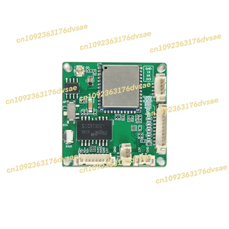 2025WiFi HaLow + Wifi4 Módulo de transmissão de dados de imagem de longa distância Módulo de baixa frequência Módulo de transmissão de imagem de robô