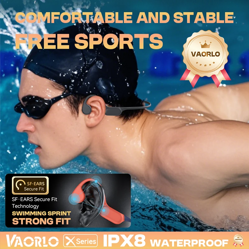 Original Bone Conduction Wireless Headphones Bluetooth 5.4 32GB MP3 Player IPX8 Waterproof Swimming Sports HIFI Music Headsets - view 3
