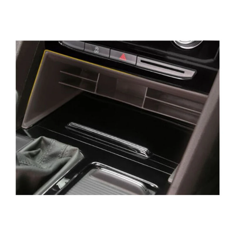 

Car Central Control Console Storage Box Refit Holder Tray Stowing Tidy For VW Teramont Atlas Cross Sport 18-21 Inner Dashboard