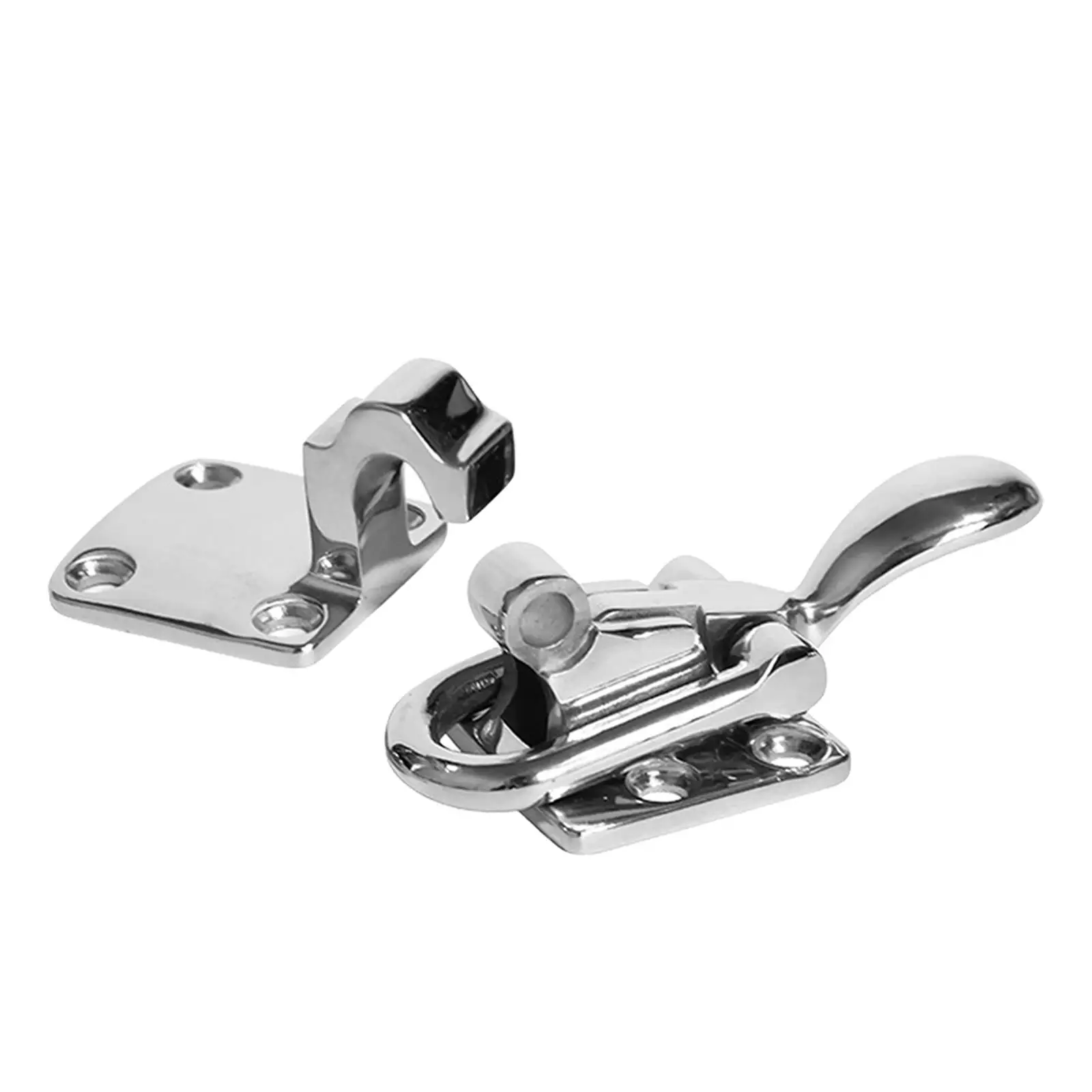 Cabinet Door Latch Stainless Steel Bag Buckles Fastener Clamp Fit