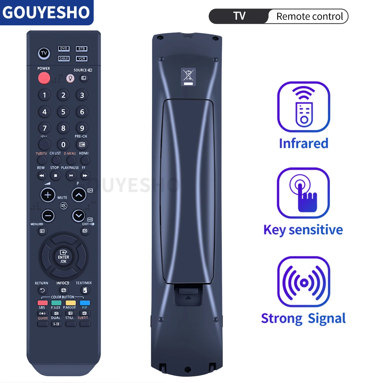 New Remote Control BN59-00611A for Samsung TV LA32S81BDX, LA40S81BDX, LA46S81BDX