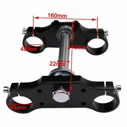 Handle Bar Triple Clamp Tree Fits 45 48 Upside Ddown Front Forks Dirt Pit Bike