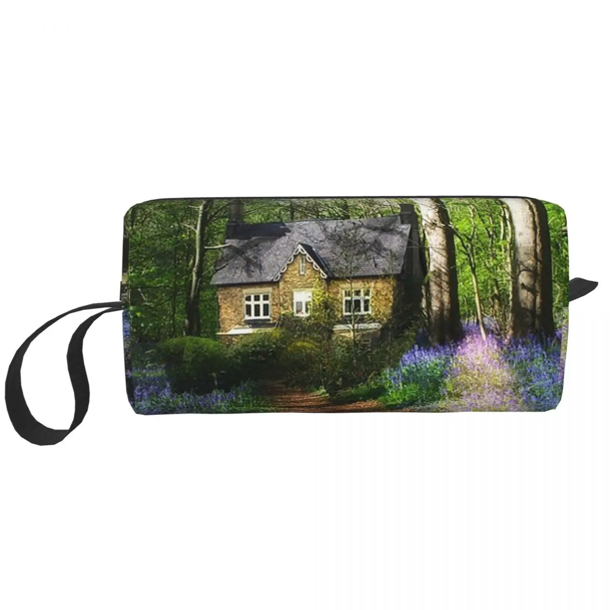 Magical Forest Cottage Federmäppchen für Studenten, Geschenke, Stiftbox, Bleistiftbeutel, Schreibwaren, Reise-Organizer für Damen