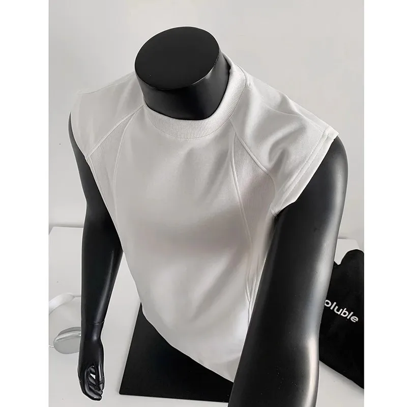 Heavy Threaded Vest Men's 2026 Summer Vest T-Shirt Fitness Sports Sleeveless T-Shirt