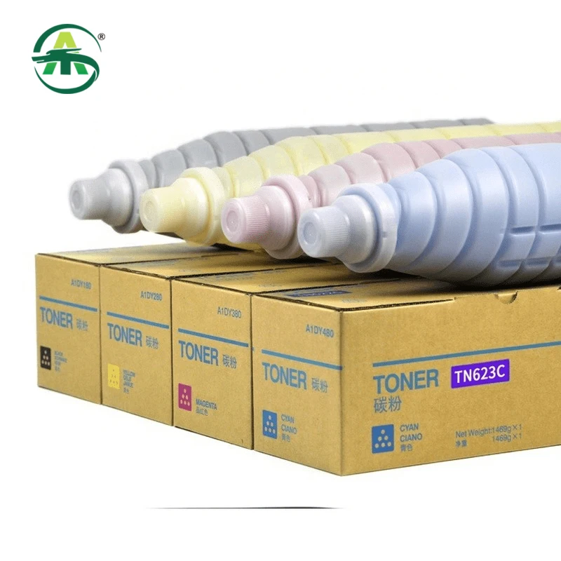 

1PC CMYK1.1kg TN623 TN Toner Cartridge For Konica Minolta Bizhub PRESS C71cf AccurioLabel 190 230 Copier Supplies Toner Powder