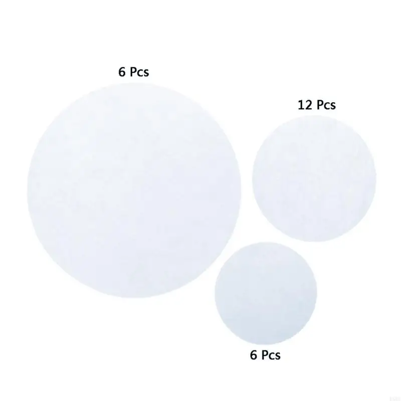 ชุด 45BE ของ 24 SOFT FILT PLATEDERS 3 ขนาด PAN SEPALATOR PADS COCKWARE BAKEWARE