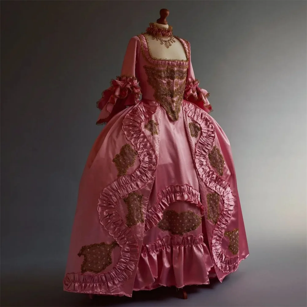 Robe de Bal Baroque de la Cour Royale de France, Costume de Barrage, Marie Antoinette