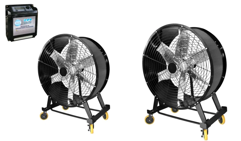 FANS 2m 750W Waterproof Electric Big Industrial Portable HVLS Wheel Stand Fan for Large Space