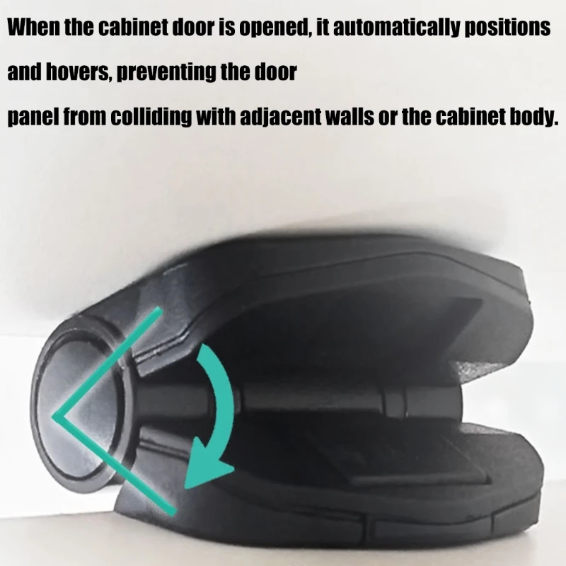 

D8KE Waterproof Positioning Hinge 80°115°150° For Campers Boat Toolbox Doors Stable Locking Mechanism Nylon Build