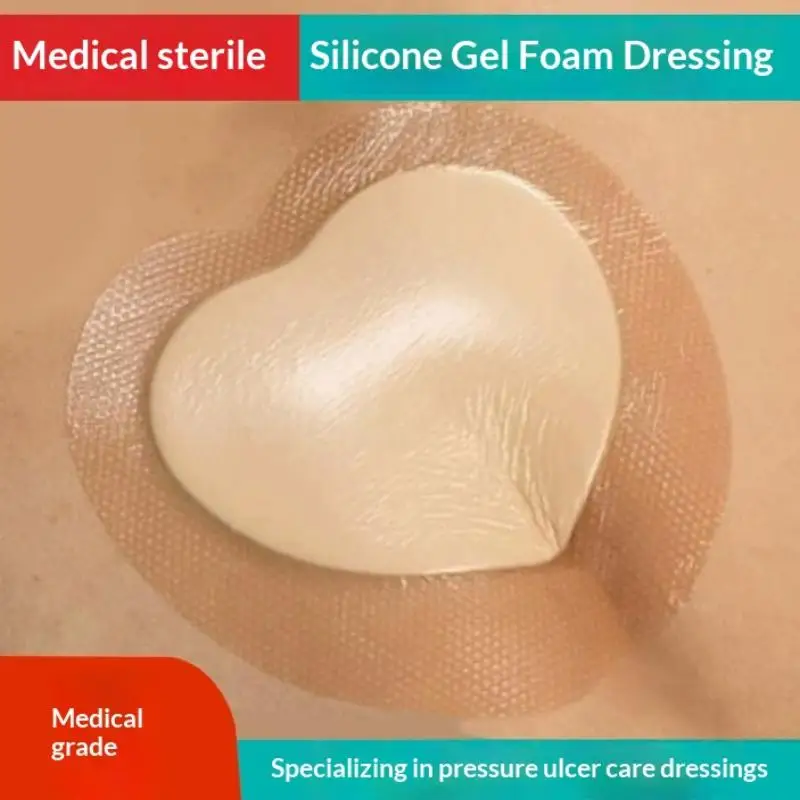 Bedsore Patch Hydrocolloid Adhesive Dressing  Sterile Wound  Ulcer Care High Absorbency Nursing Hospital Elderly Use