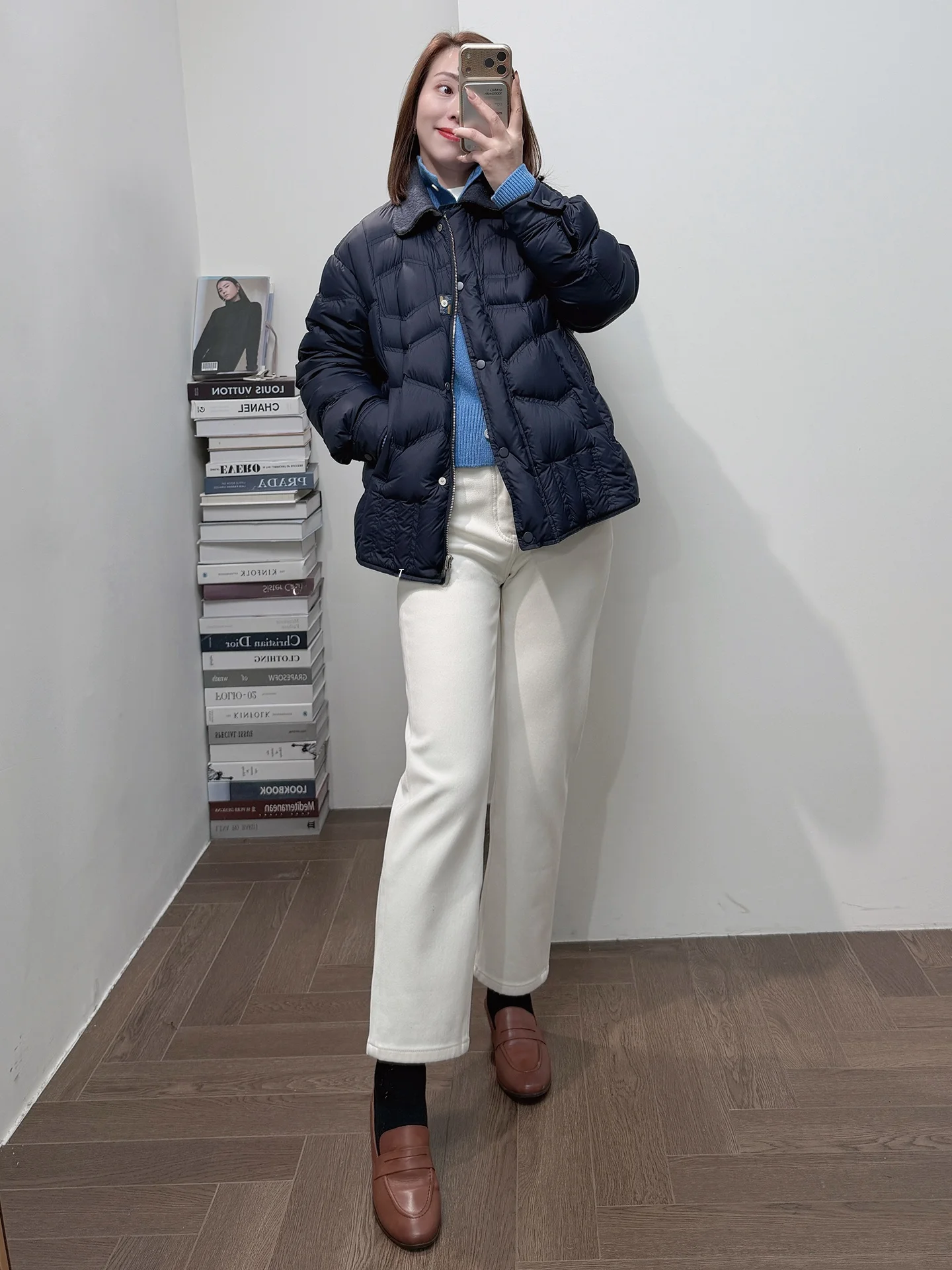 

Classic ort irt Collar Du down Jaet Versatile And Super Fit 90 White Du Feather Jaet Women's Casual Sle Warmth