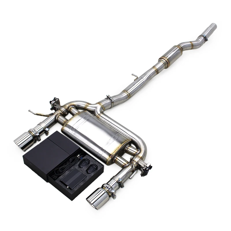 

Stainless Steel Exhaust Pipe for Audi TT MK1 Type 8N 1.8T 1998-2006 Sport Car Stainless Steel Muffler Pipe Valve Exhaust System