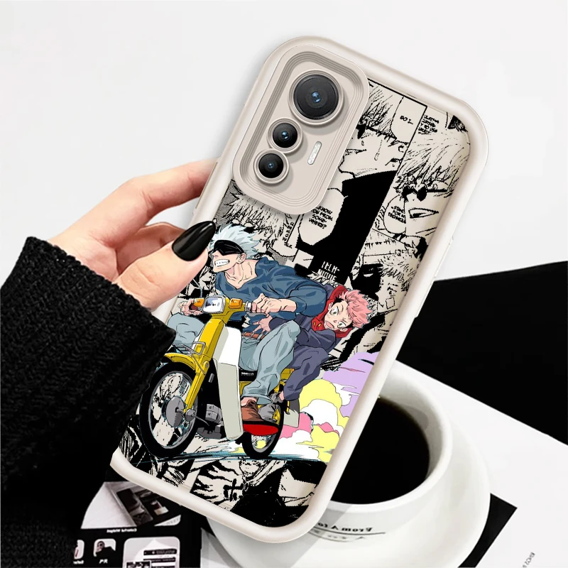 Spell Battle Anime Fashion Eye Ladder For Xiaomi MI 14 12T 11 Lite Poco M3 X5 X4 F5 F4 F3 F2 GT Pro 5G Cover Phone Case