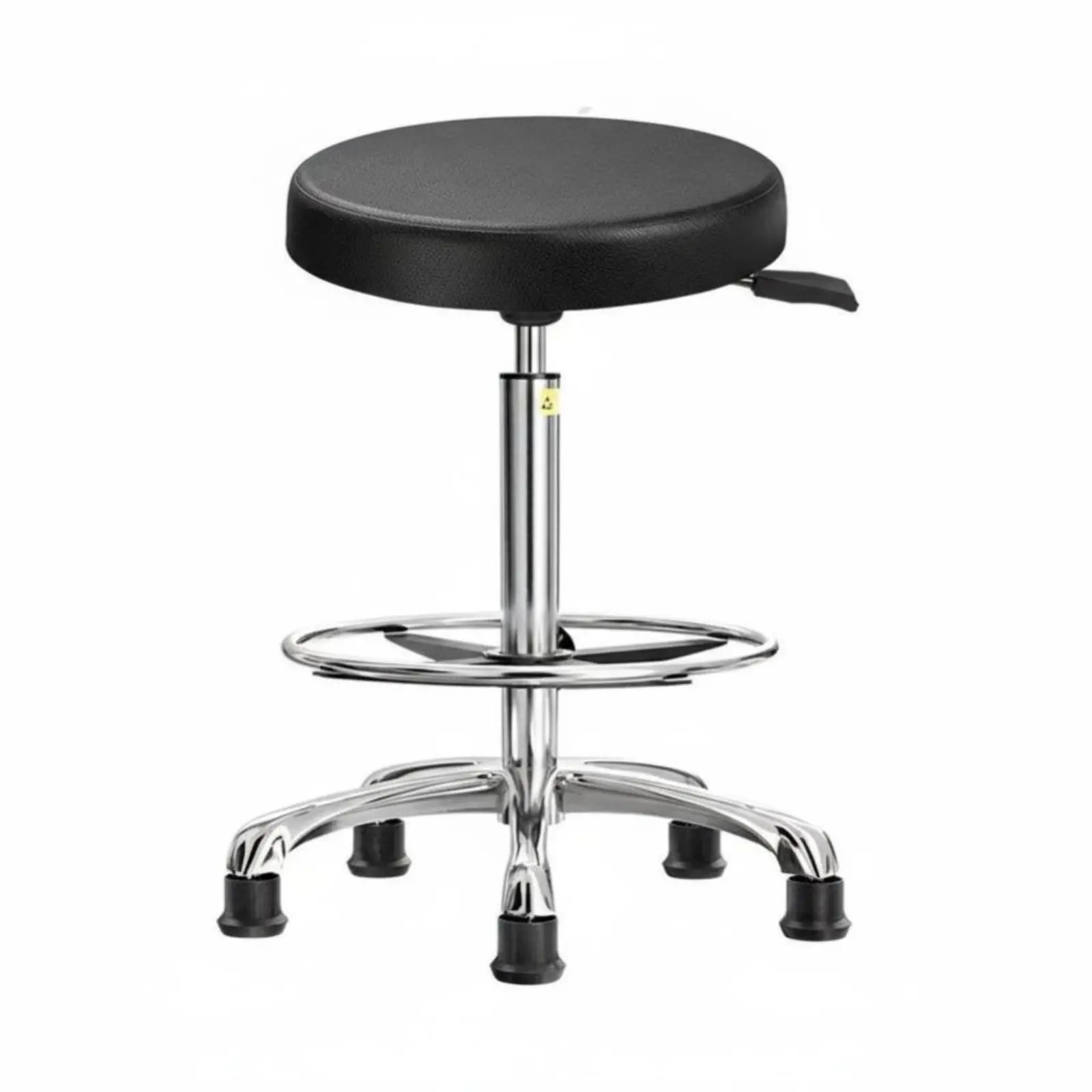 Anti-Static Laboratory Stool Adjustable Height Business Furniture Easy to Clean Quiet Casters for Factory Workers