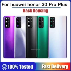 Original Back Battery Cover For Huawei Honor 30 Pro Plus +  Rear Panel Door back Housing Case for Honor30Pro Battery Cover +lens