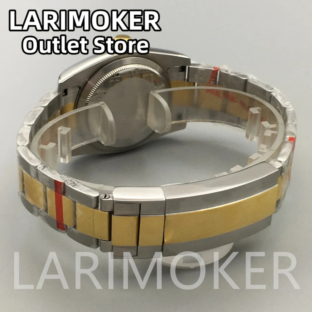 LARIMOKER 36mm/39mm Men\'s Mechanical Watch NH35 PT5000 Movement Sapphire glass gold steel two-tone gold waterproof watch