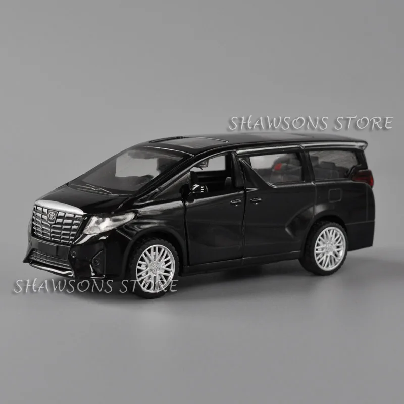 

1:43 Scale Diecast Metal Model Car Toys Toyota Alphard MPV Miniature Replica Pull Back Collection