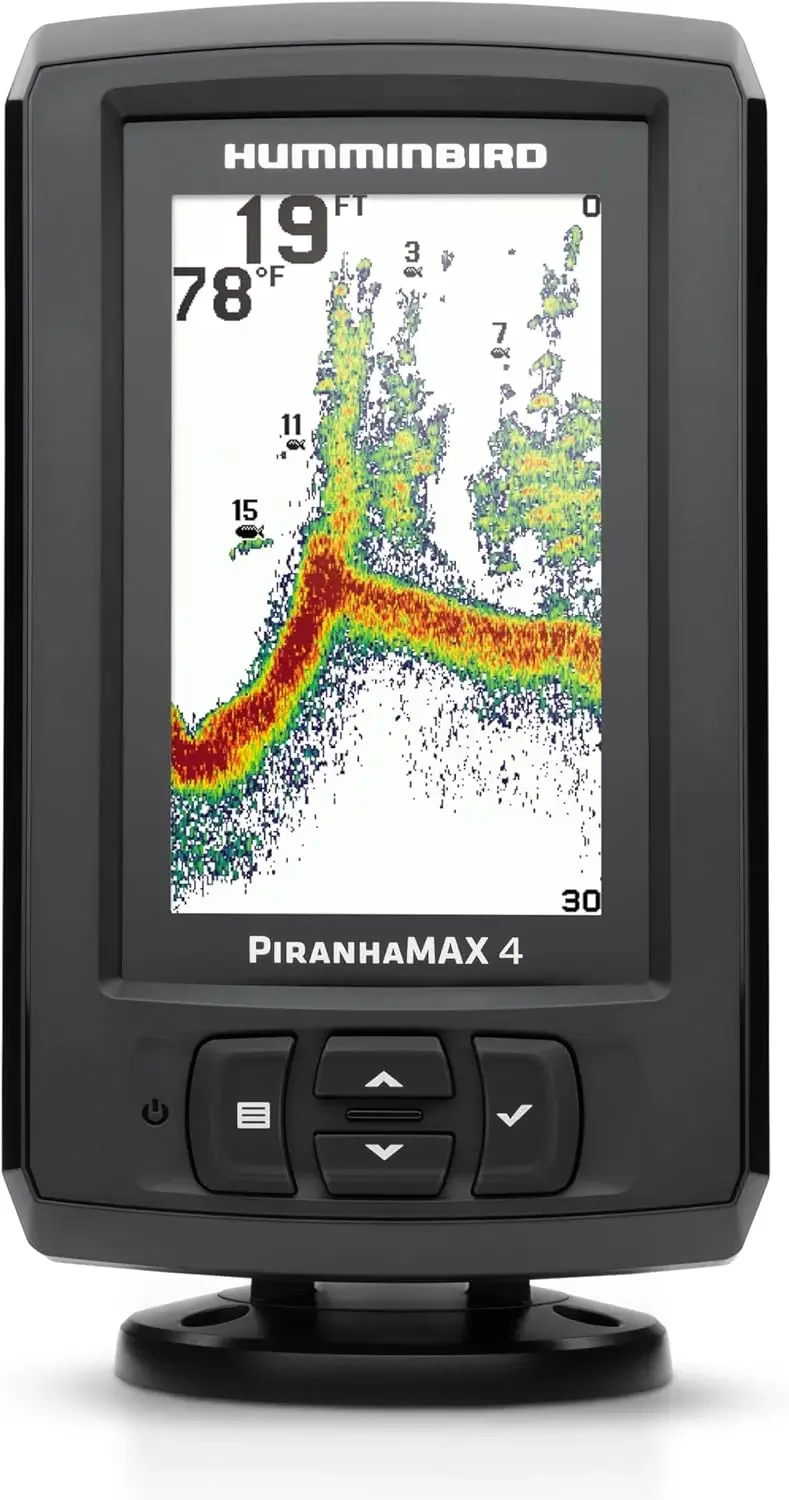 410150-1 PIRANHAMAX 4 Fish Finder,Black