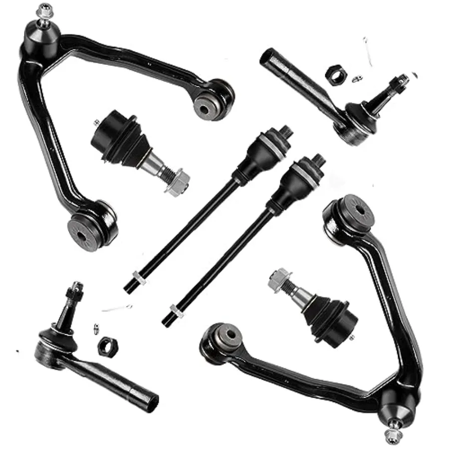 

8pcs Front Upper Control Arm Ball Joints Inner Outer Tie Rod Ends for 19992006 Chevrolet Silverado 1500 Tahoe Suburban Avalanch