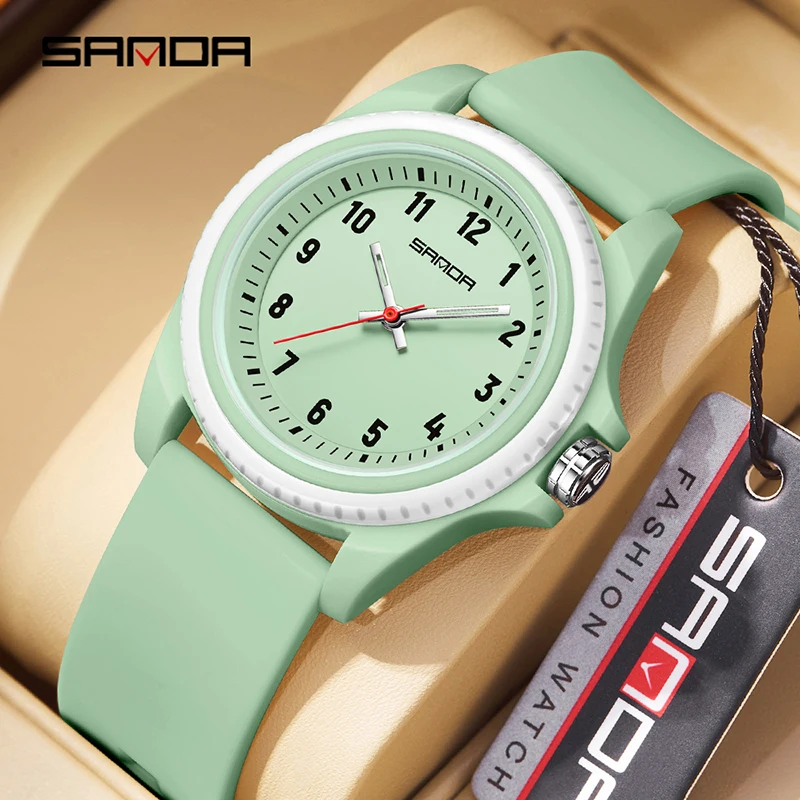 SANDA 3274 Nuovo 2025 Casual Studente Orologio Al Quarzo Semplice Impermeabile Giovani Sport All'aria Aperta Moda Orologio Per Bambini reloj niño