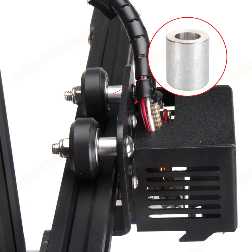 10/20/30pcs 3D Printer Parts Aluminium Spool Isolation Pillar Non-threaded Stand-off Spacer Column V-slot Separate Pillar