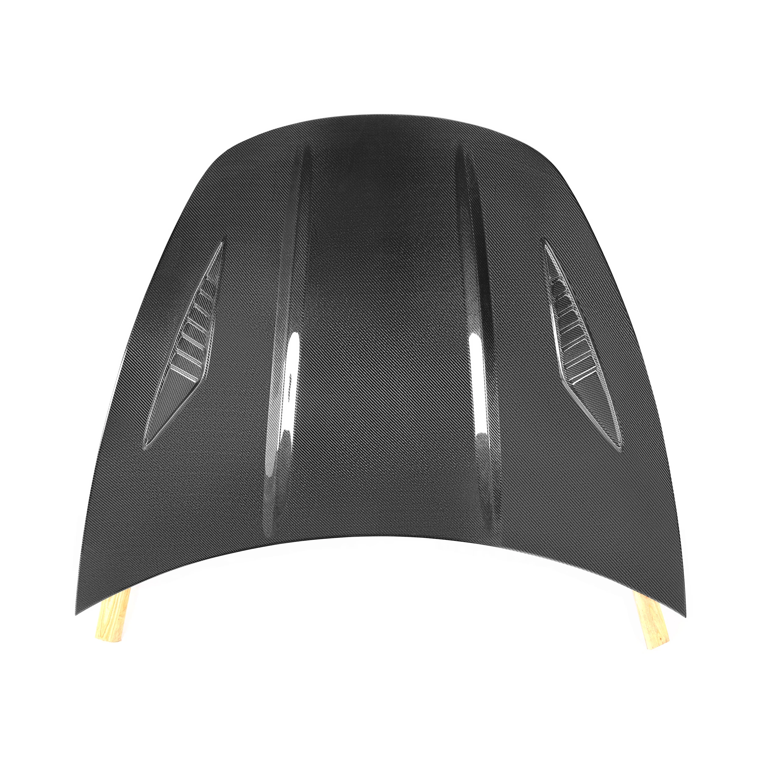 

STLFReal Carbon Fiber Front Hood Bonnet Hood CMS Style for TeslassModel 3 2017-2020 Car Front Lever Machine Cover