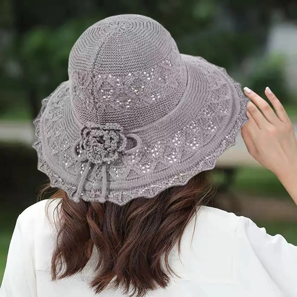 Spring Summer Foldable Sunshade Hat Lady Girls Fisherman Hat Buckets Hat Sunscreen Cap Outdoor Beach Adjustable Cap Women Hat