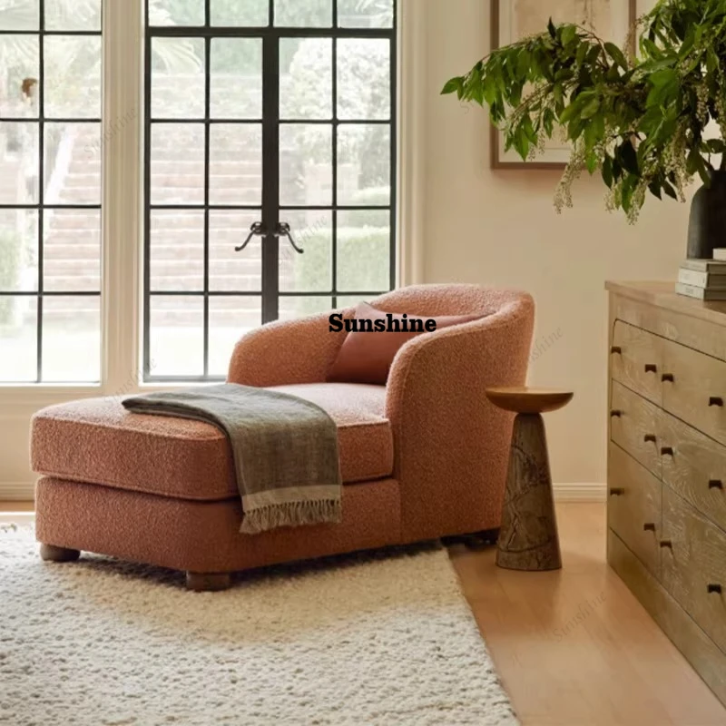 

American medieval princess, sofa design, high-end master bedroom recliner