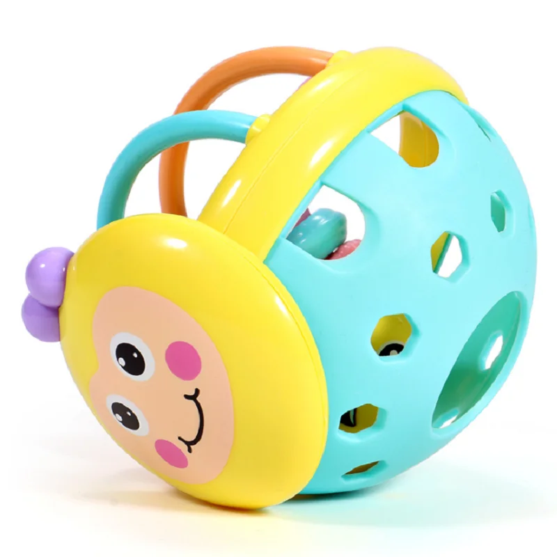 Jouets de dentition doux pour bébé, anneau de dentition sensoriel éducatif précoce pour nouveau-né, hochet tactile, balle de saisir à la main, développement du jeu de balle pour bébé