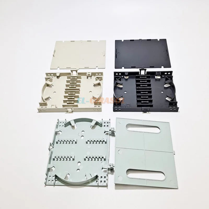 12 Cores  Fiber Optic Splicing Trays Fiber Optics Cassette Cover Used Distribution Box Fiber Optic Splice Enclosure  Fibra FTTH