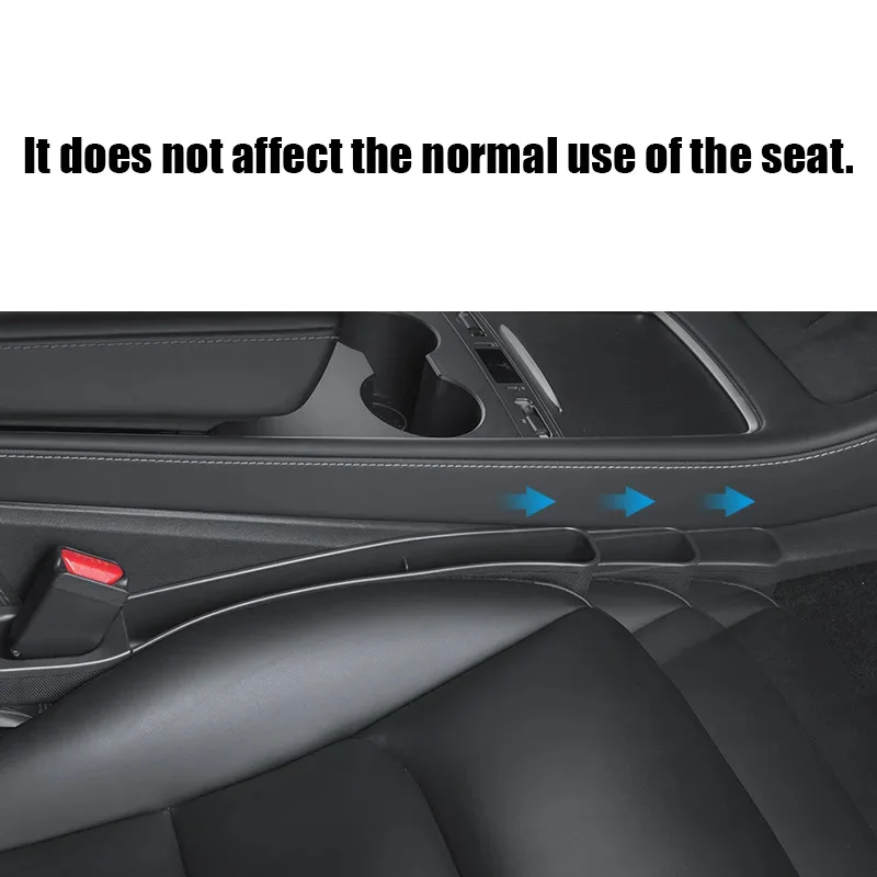 For Tesla Model 3 Y X Seat Gap Filler Side Seam Plug Strip Leak-proof Filling Gap Crevice Storage Interior Parts For Tesla