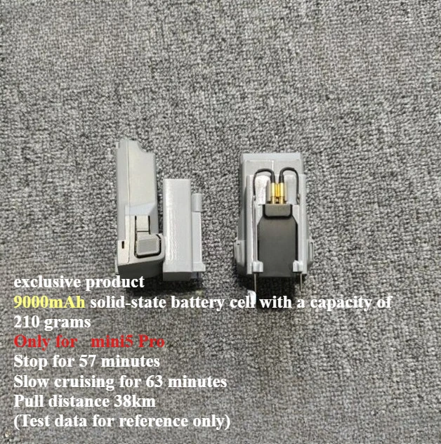 Nowa, powiększona bateria o dużej pojemności 5200mAh/5600mAh/9000mAh/8400mAh, odpowiednia do DJI Mini 5 Pro, bateria o dalekim zasięgu, części do samodzielnego montażu.