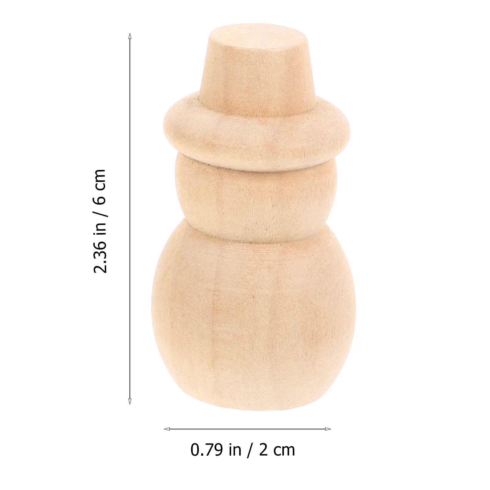

20Pcs Wood Peg People Unfinished DIY Craft Wooden Figures for Painting Home Decor Shelf Decoration Wooden Shapes for Crafts