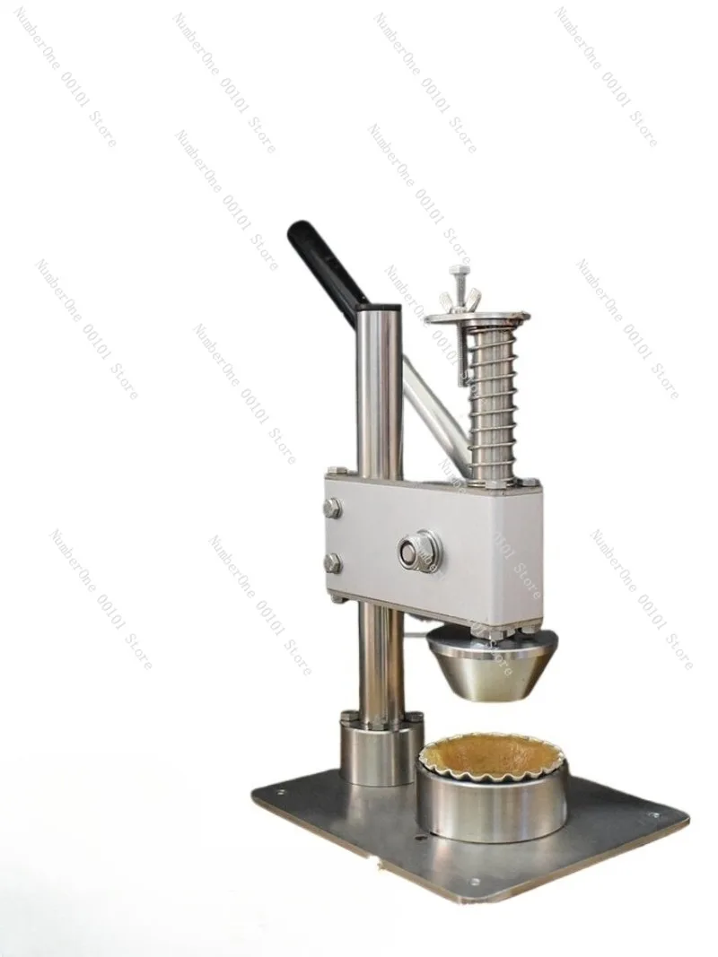 Stainless steel egg tart plate | Manual tart pressing machine | Commercial household cookie fruit tray baking tool