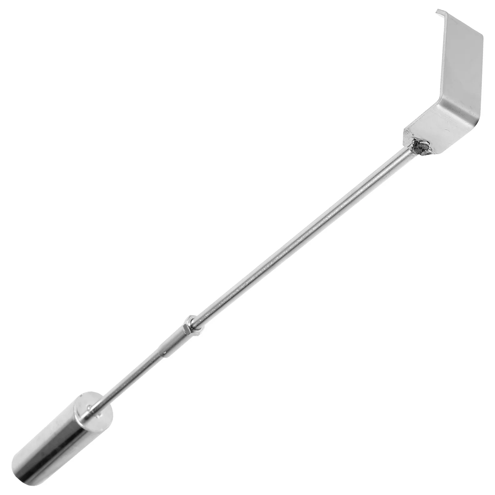 

Charcoal Grill Ash Rake Metal Scraper Tool Fireplace Accessory Long Handle for Quick Cleaning Coal Ash Shovel