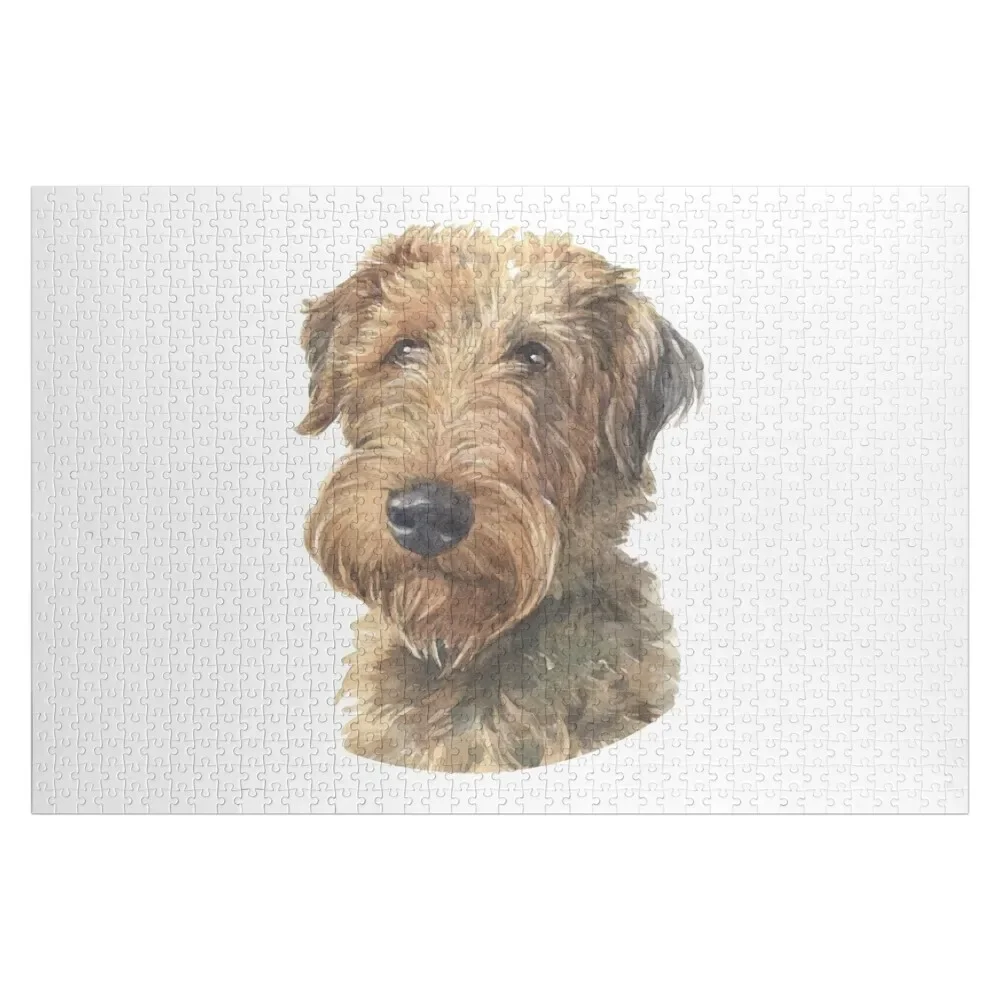 

Welsh Terrier Watercolor Art Jigsaw Puzzle Toddler Toys Baby Wooden Personalized Gifts Puzzle