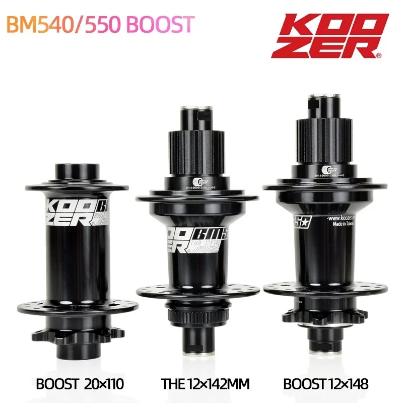 KOOZER BM550 Bike BOOST Hubs 32H 12 Speed MTB AM FR DH MICRO Hub 148*12 110*20MM For Shimano DEORE XT M8100 M7100 M6100