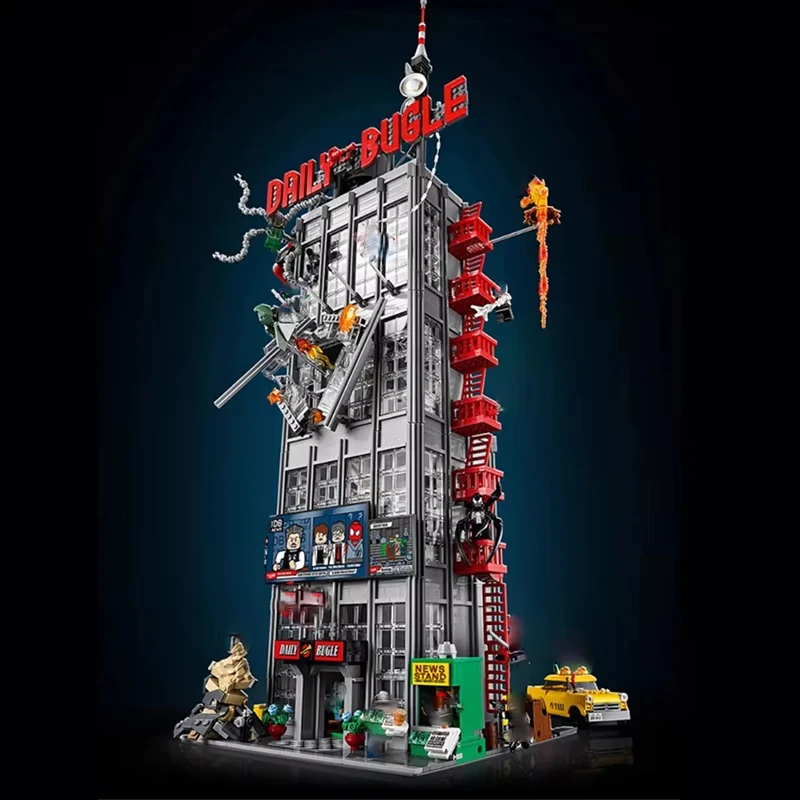 

2026 New In Stock Daily Bugle Building Classic Moc 76178 Display Building Blocks Bricks Birthday Christmas Gifts For Children