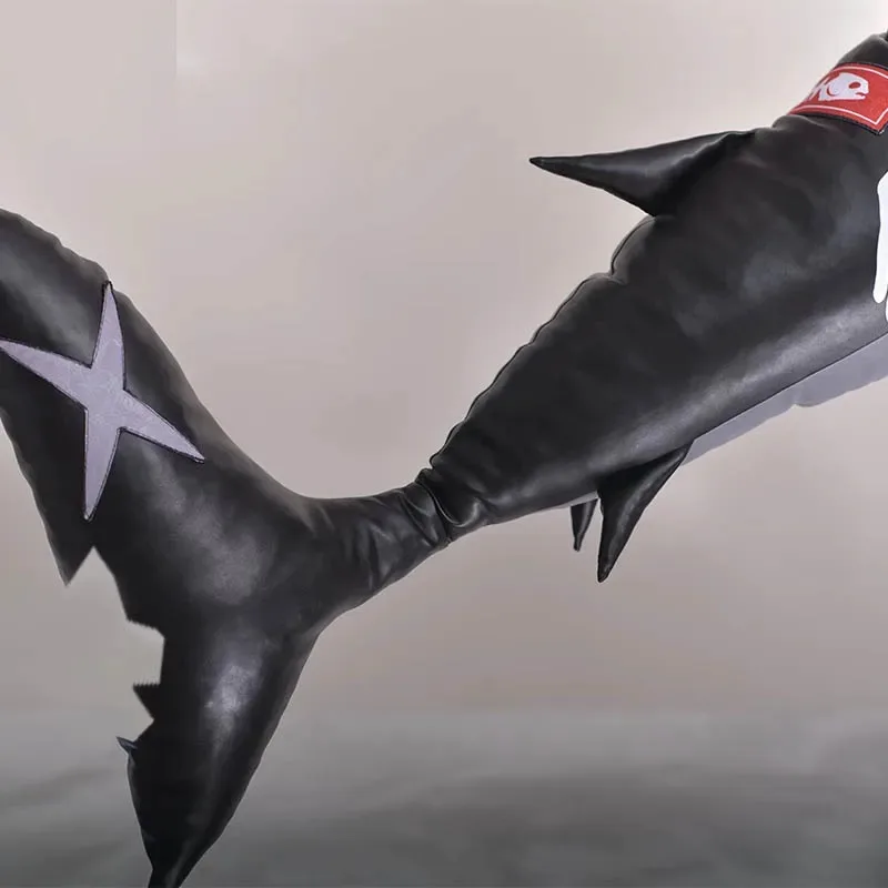 Gra Zenless Zone Zero Ellen Joe Strój pokojówki Cosplay 102cm Skórzany ogon rekina Rekwizyt na Halloween dla kobiet Akcesorium do odgrywania ról ty'4