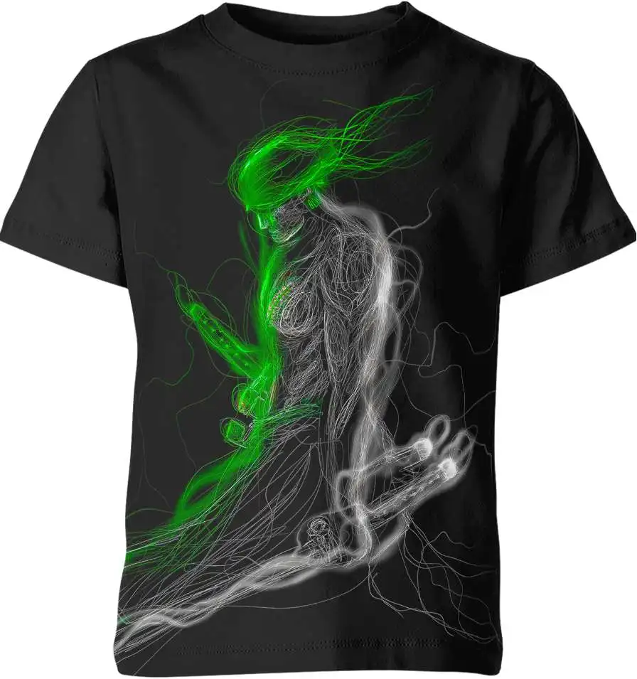 2024 Sommer 3d Digitaldruck japanische Anime ein Stück roronoa zoro Männer T-Shirt Kinder Straße Freizeit Mode Cosplay Top