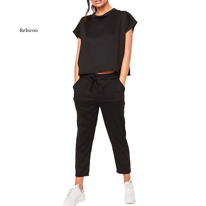 

2 Piece Outfits for Women Outfit Casual Trousers Suit Streetwear Summer Joggers Set New